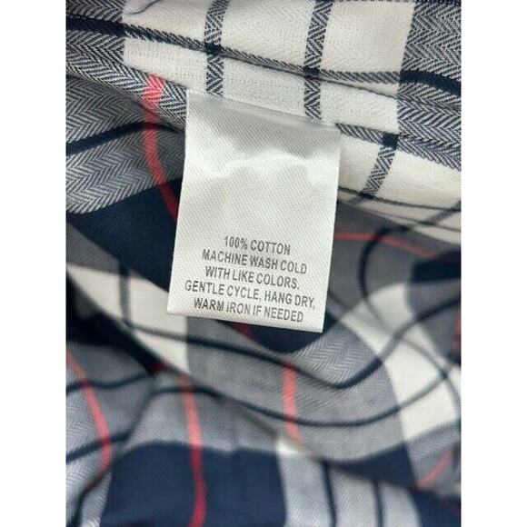 UNtUCKit Citra Shirt Long Sleeve Button Up Regular Fit Blue Plaid 2 NEW - Picture 2 of 4